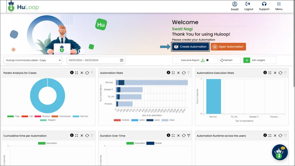 Create Automation Screenshot