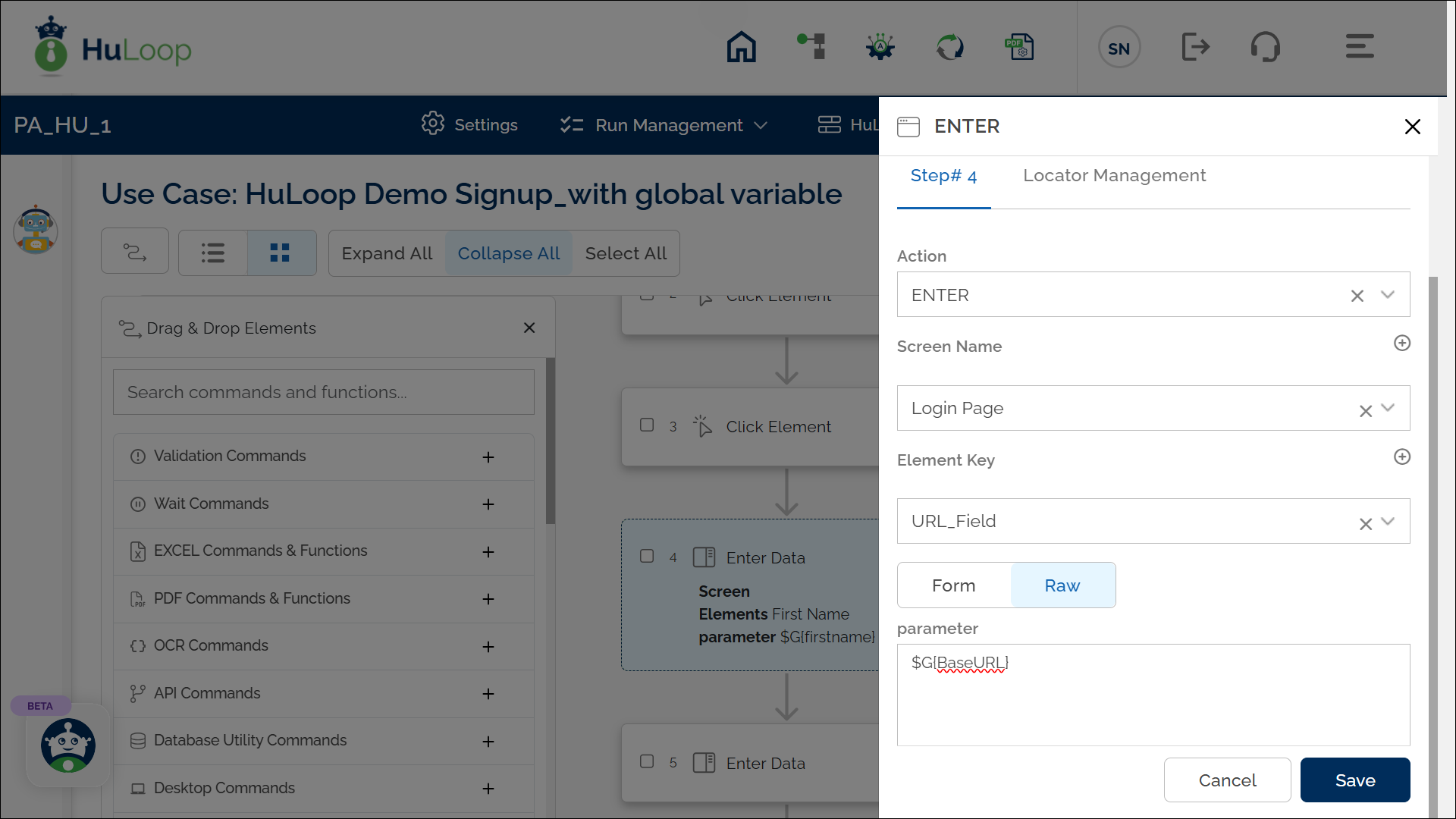 Using Global Variable: Grid View