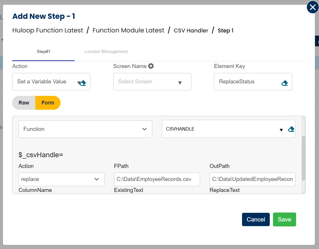 scrn-replace-commnd-tabular-view