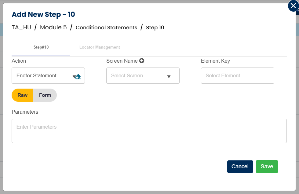 scrn-endfor-statement-tabular-view