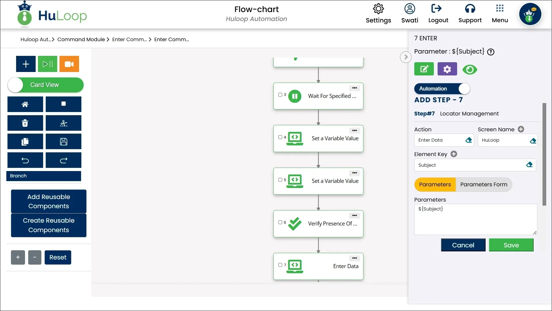 scrn-enter-action-with-suite-level-variable-card-view