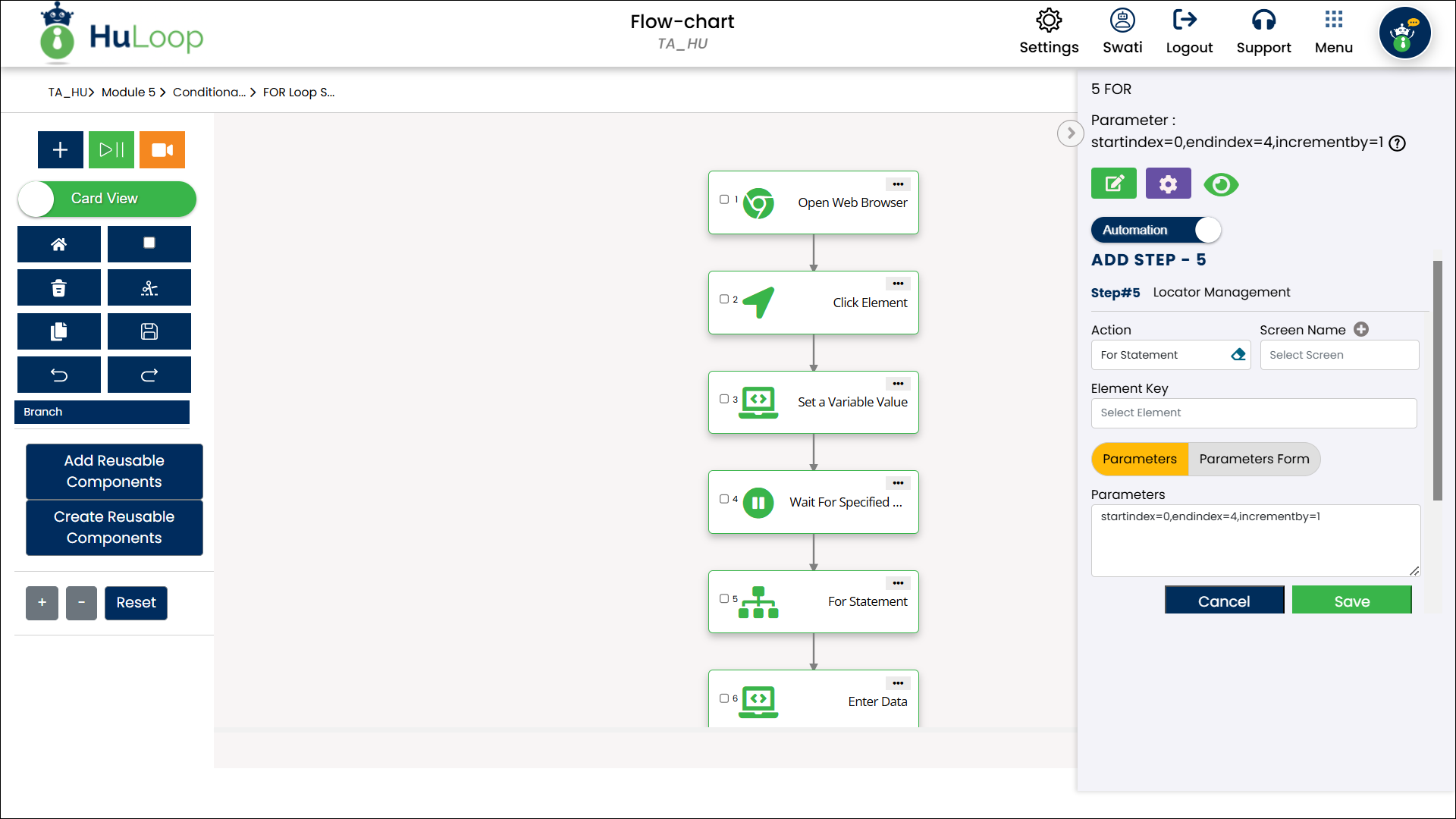scrn-for-loop-processing-list-of-orders-card-view