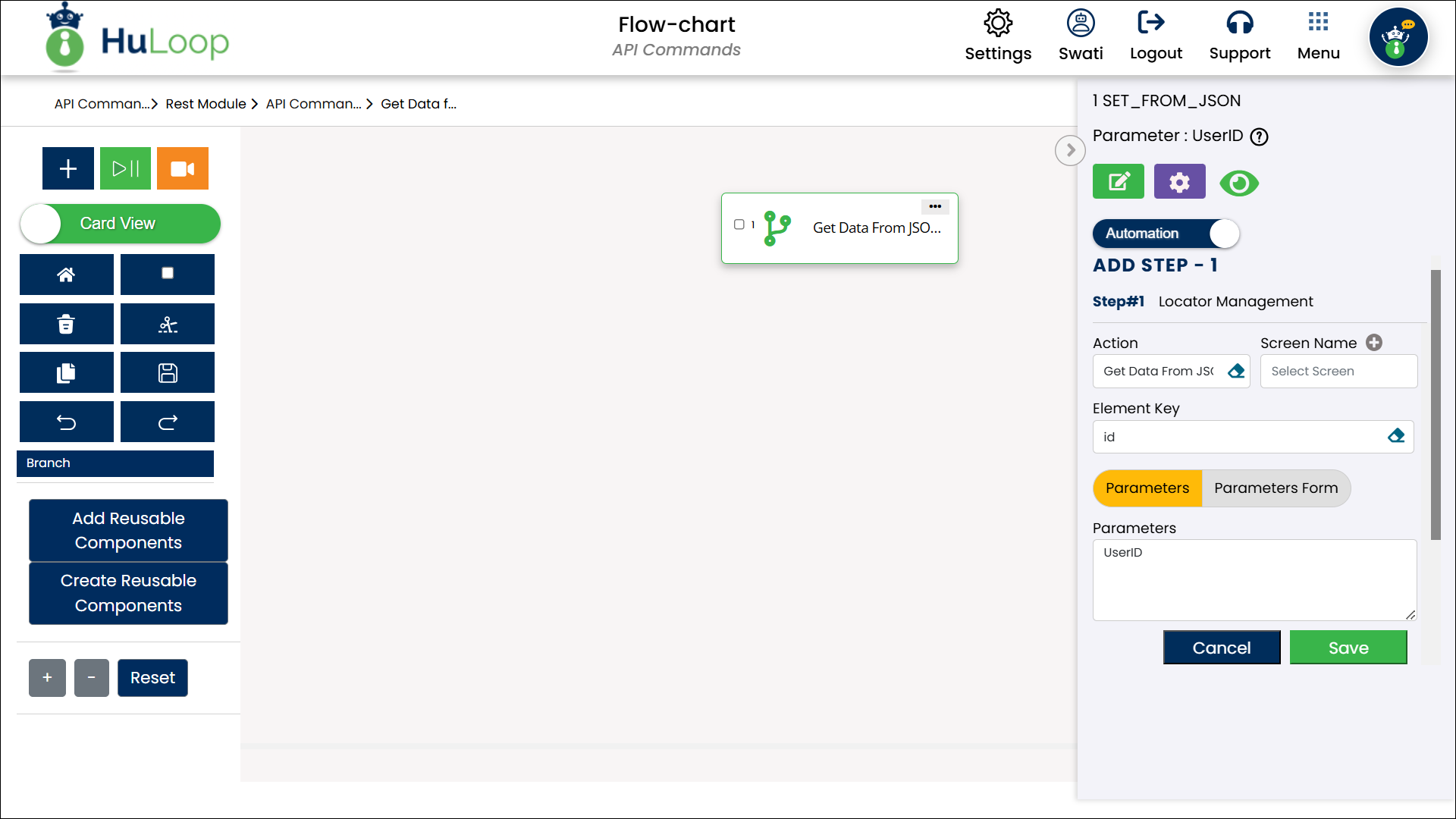 scrn-get-data-from-json-using-key-command-card-view