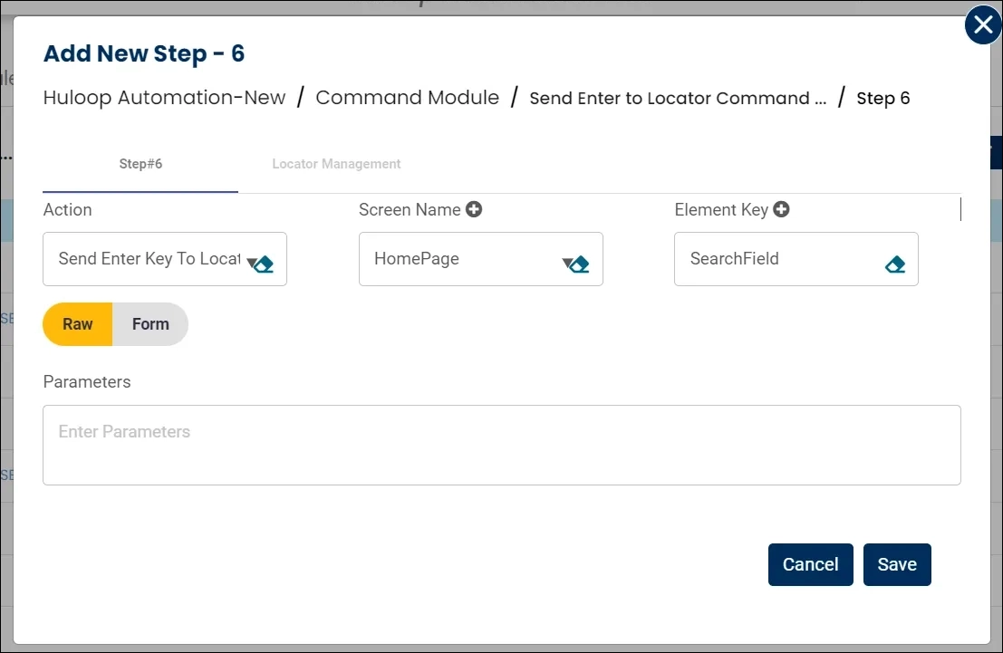 scrn-send-enter-key-to-locator-tabular-view