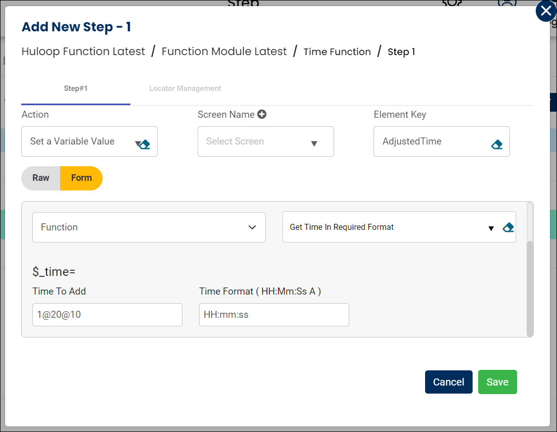 scrn-get-time-in-required-format-tabular-view
