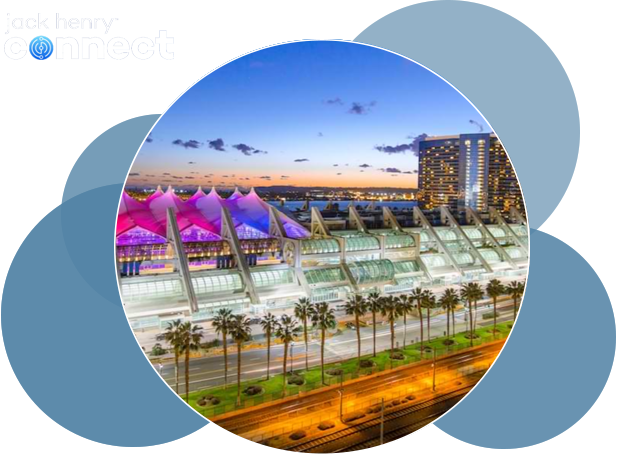 Exterior of the San Diego Convention Center, venue for Jack Henry Connect 2025