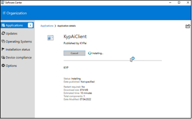IG_KypAiClient_installation_progress_in_Software_Center