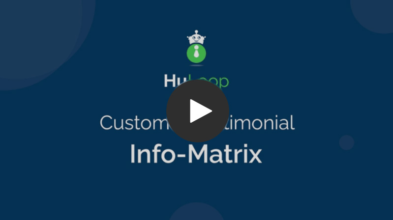 Info-Matrix Customer Testimonial