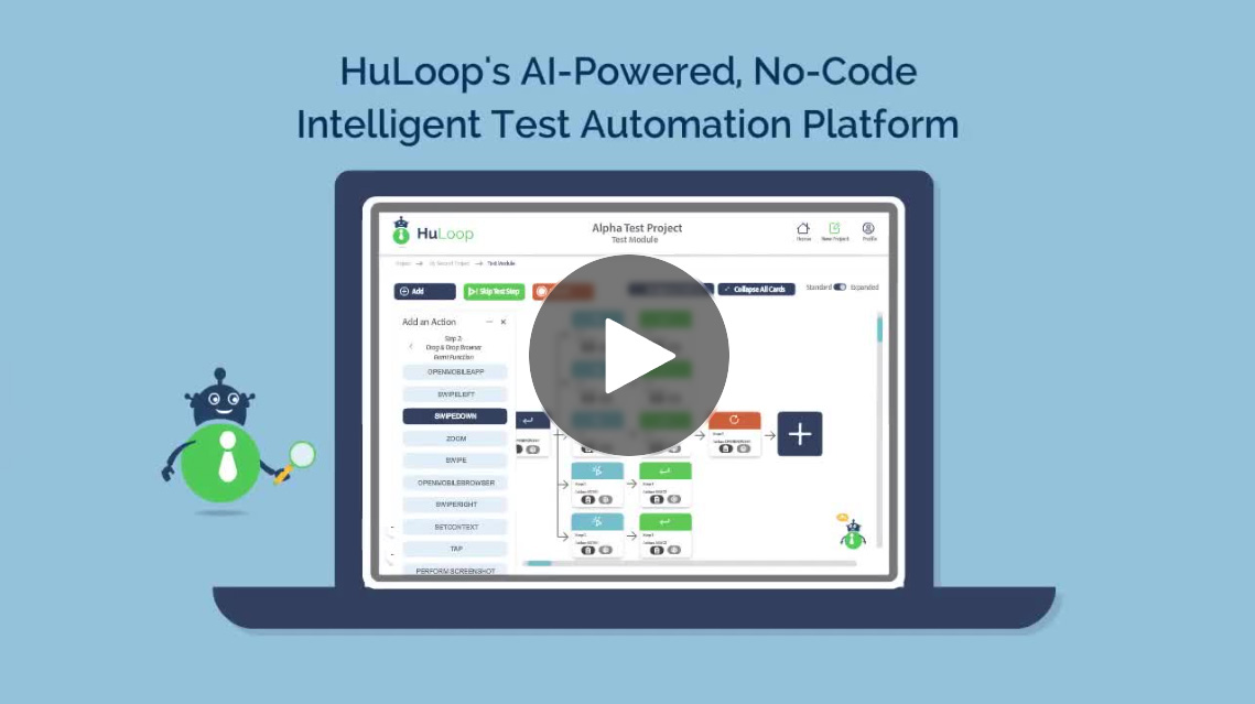Watch an overview of HuLoop's Test Automation